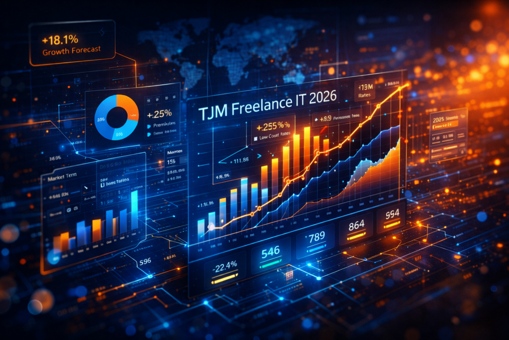 TJM freelance IT 2026 : tarif scrum master, PO, delivery et BA